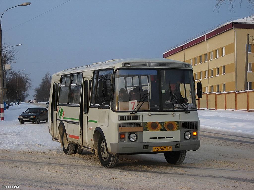 Нижегородская область, ПАЗ-32054 № АО 847 52