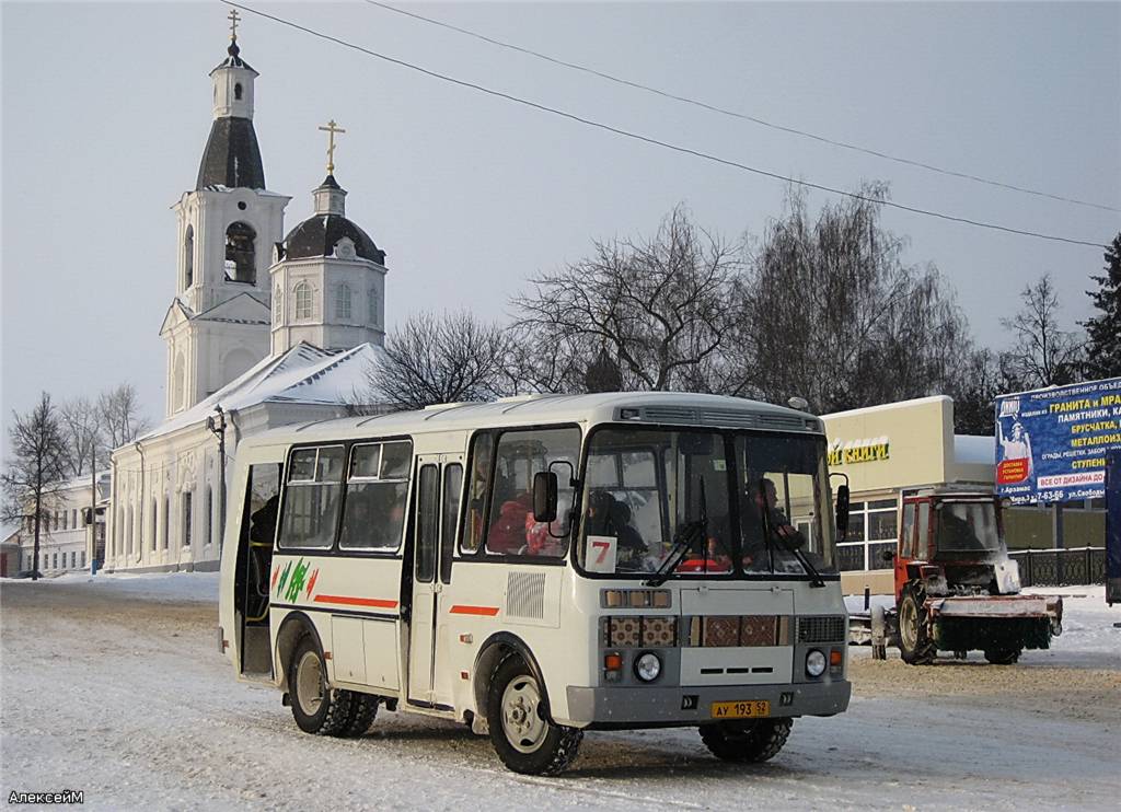 Нижегородская область, ПАЗ-32054 № АУ 193 52