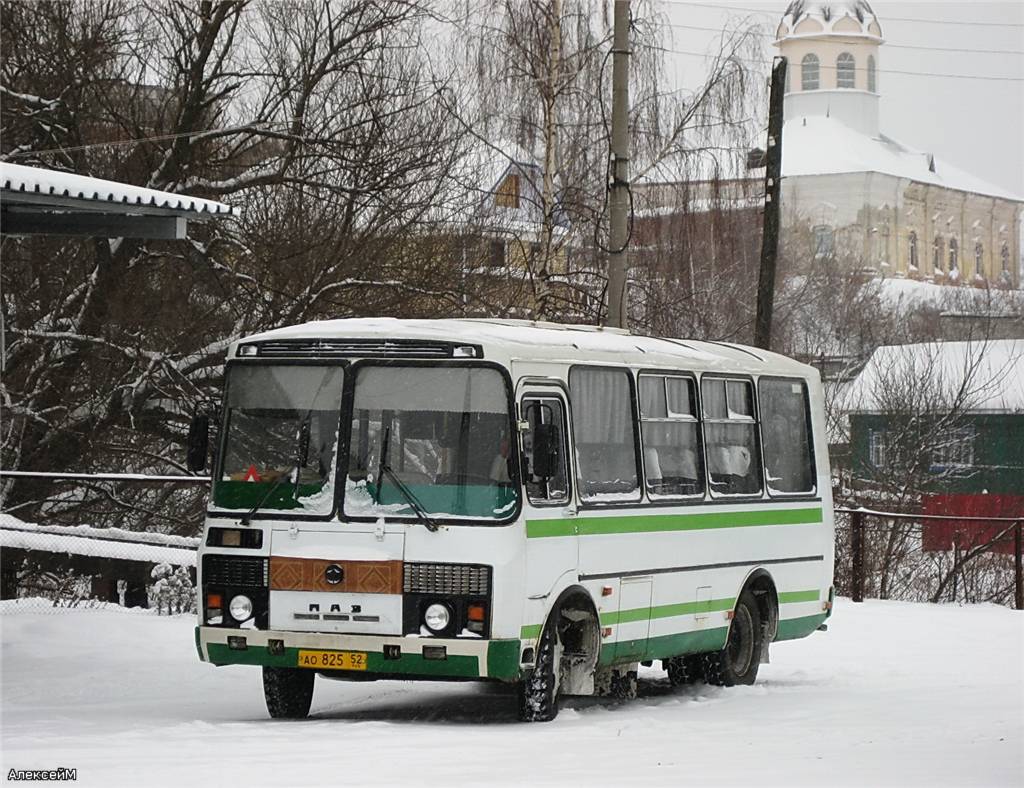 Нижегородская область, ПАЗ-32053 № АО 825 52