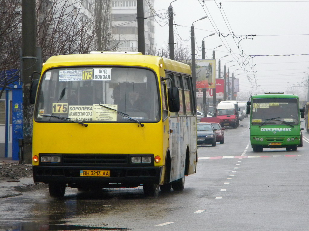 Одесская область, Богдан А091 № BH 3213 AA; Одесская область, ХАЗ-3250.02 № 1615