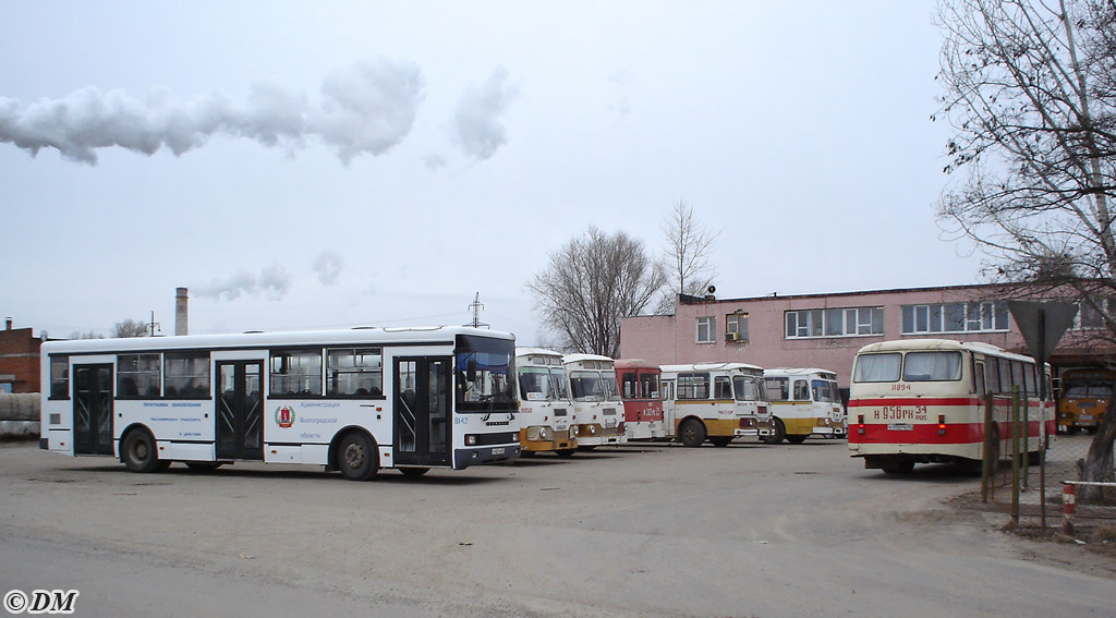 Волгоградская область, Волжанин-5270-10-02 № 8142; Волгоградская область, ЛАЗ-699Р № 8094; Волгоградская область — Разные фотографии