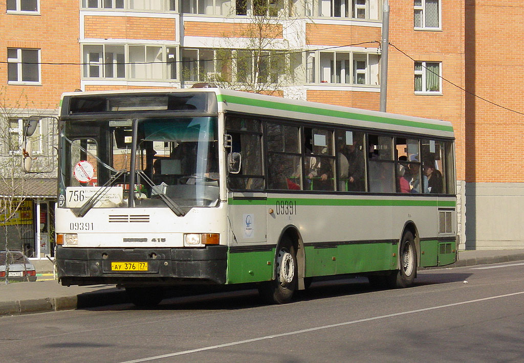 Москва, Ikarus 415.33 № 09391