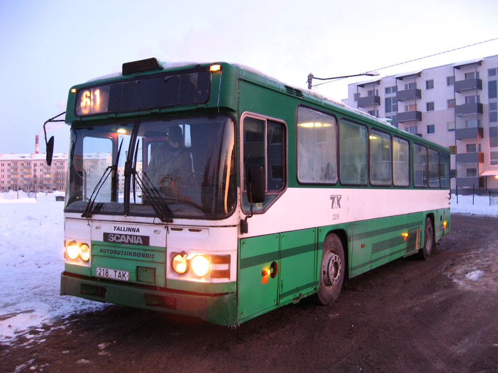 Эстония, Scania CN112CLB № 2218