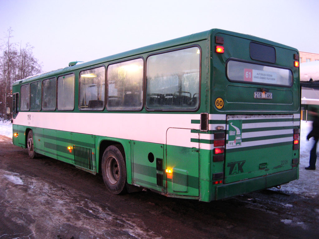 Эстония, Scania CN112CLB № 2218