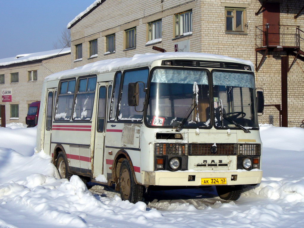 Кировская область, ПАЗ-32054 № АК 324 43