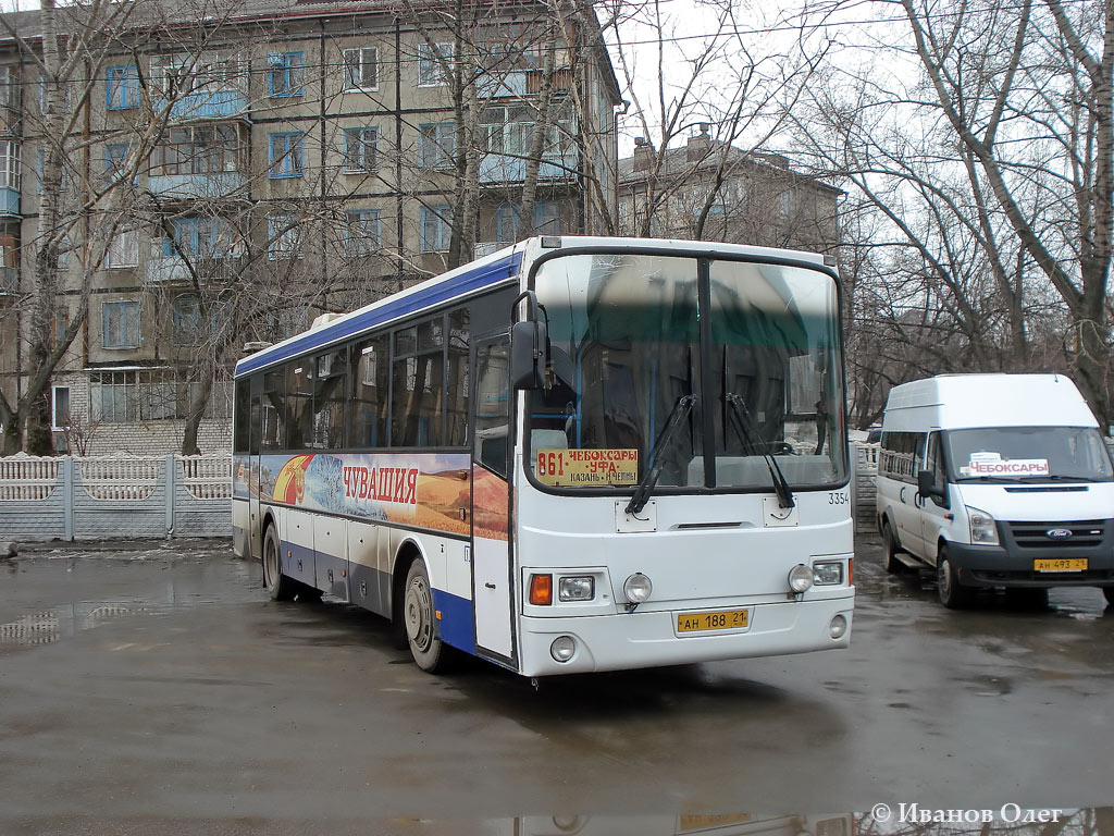 Чувашия, ЛиАЗ-5256.23-01 (ГолАЗ) № 3354