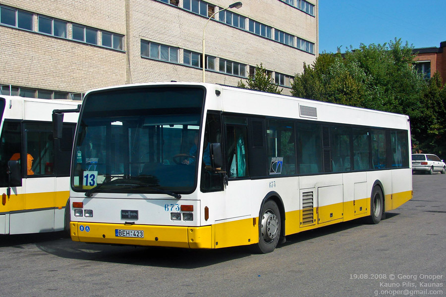 Litvánia, Van Hool A300 sz.: 673