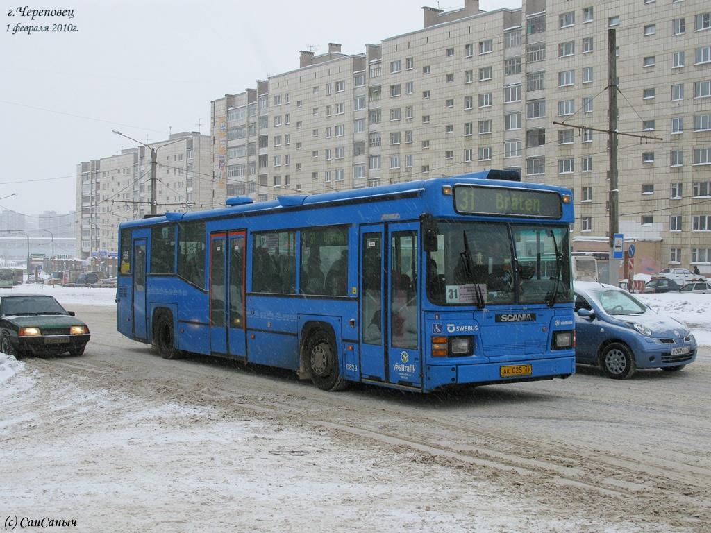 Вологодская область, Scania CN113CLL MaxCi № АК 025 35