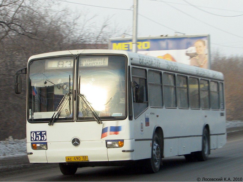 Омская область, Mercedes-Benz O345 № 955