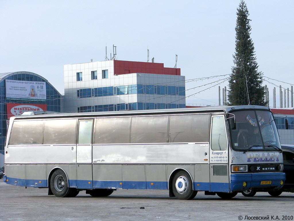 Омская область, Setra S215HM № АУ 497 55