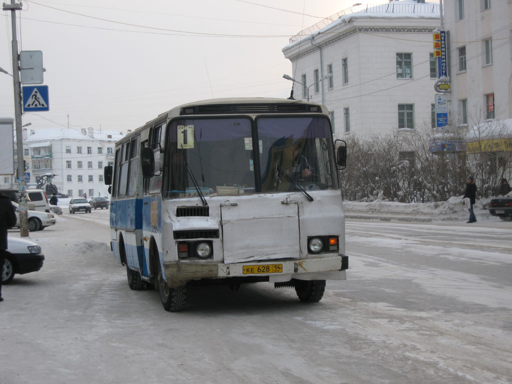 Sakha (Yakutia), PAZ-3205 (00) # КЕ 628 14