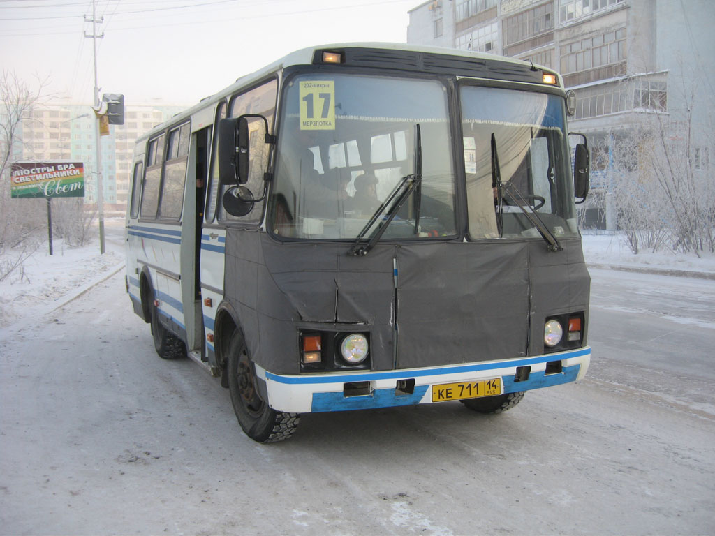Саха (Якутия), ПАЗ-32053 № КЕ 711 14