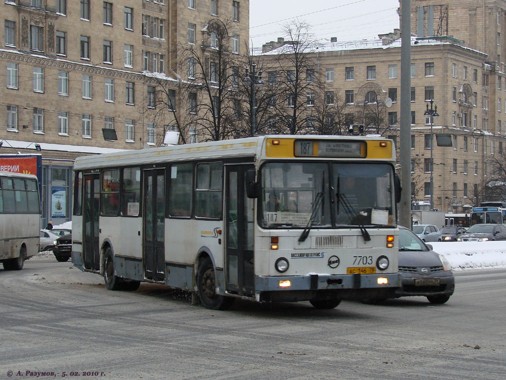 Санкт-Петербург, ЛиАЗ-5256.25 № 7703