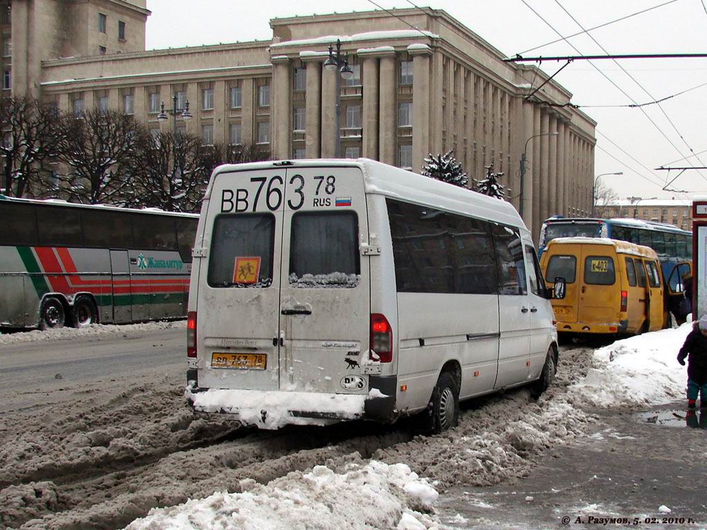 Санкт-Петербург, Mercedes-Benz Sprinter W903 313CDI № ВВ 763 78