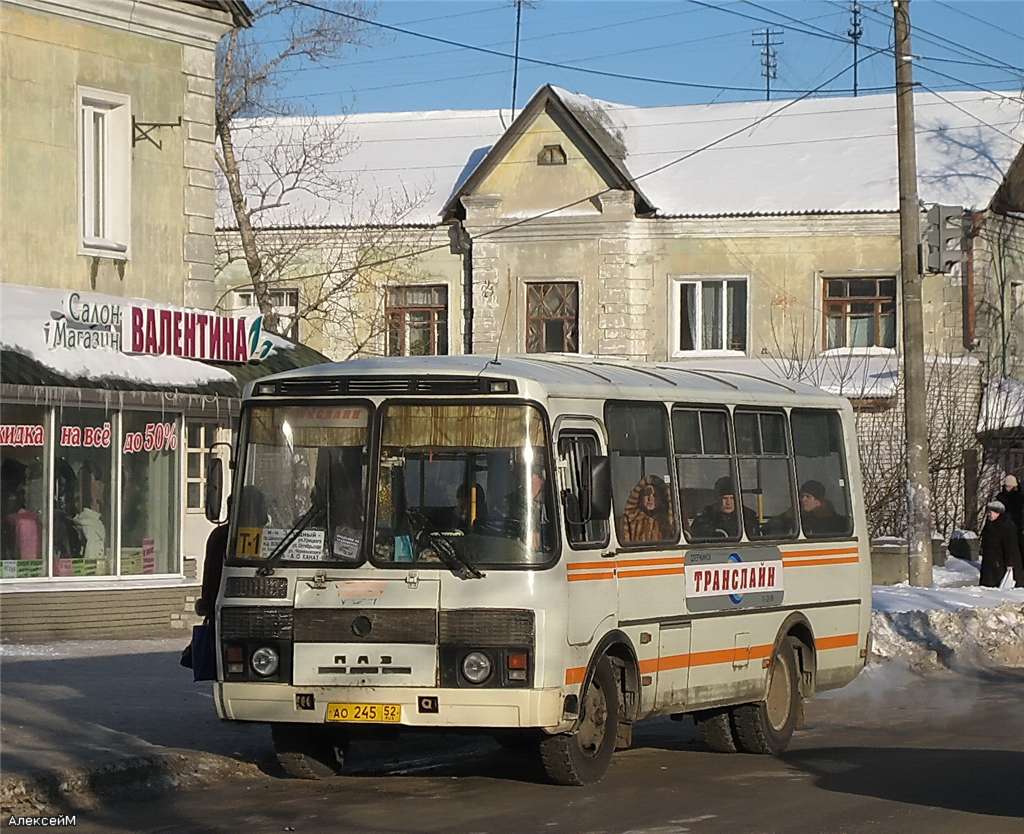 Нижегородская область, ПАЗ-32054 № АО 245 52