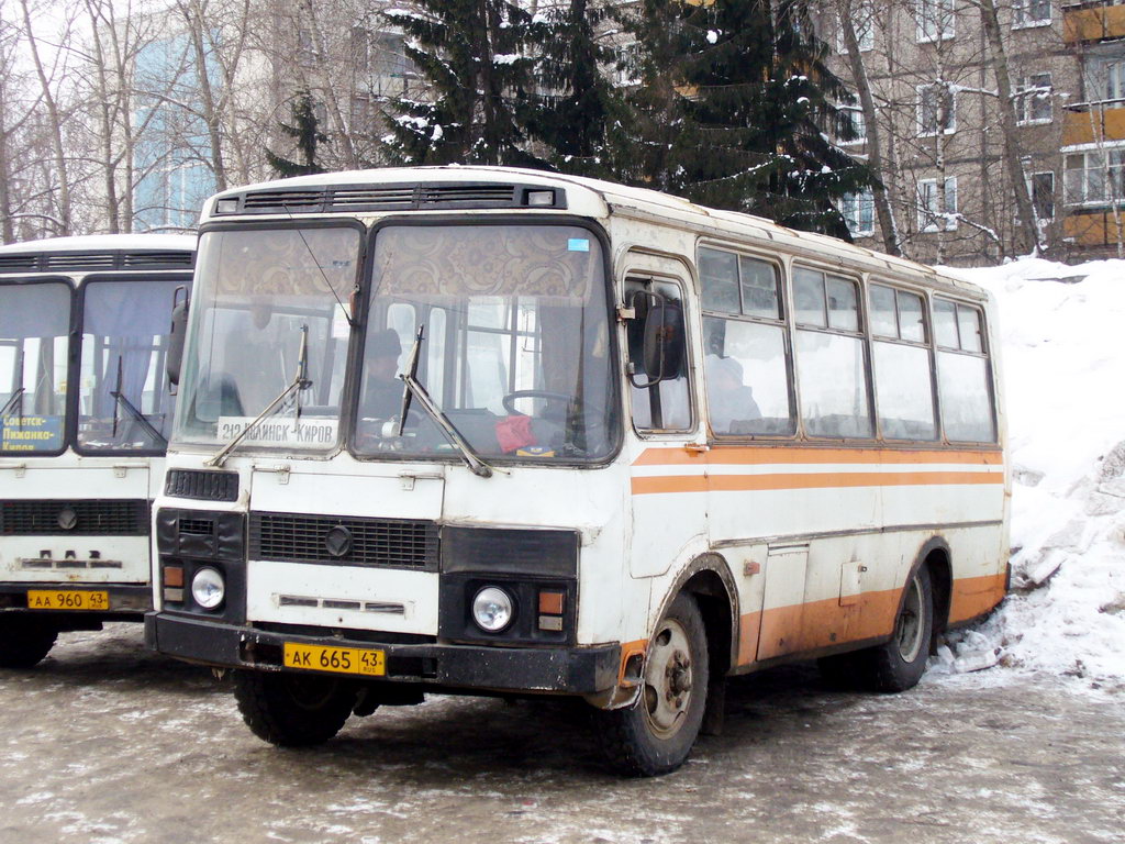 Кировская область, ПАЗ-3205 (00) № АК 665 43