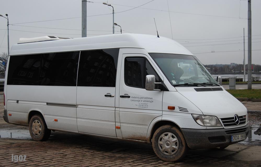 Литва, Mercedes-Benz Sprinter W903 313CDI № DDA 566