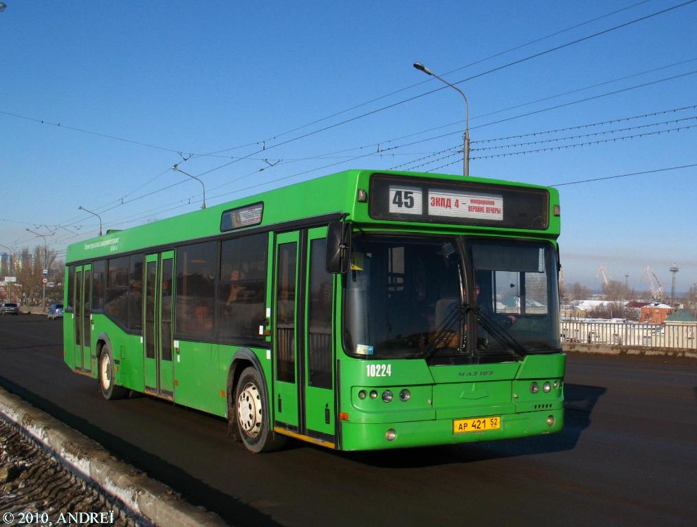 Нижегородская область, Самотлор-НН-5295 (МАЗ-103.075) № 10224