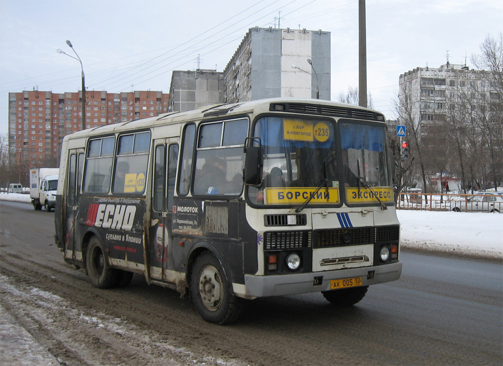 Нижегородская область, ПАЗ-32054 № АК 005 52