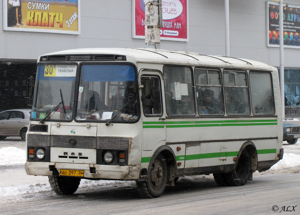 Воронежская область, ПАЗ-32054 № АО 397 36