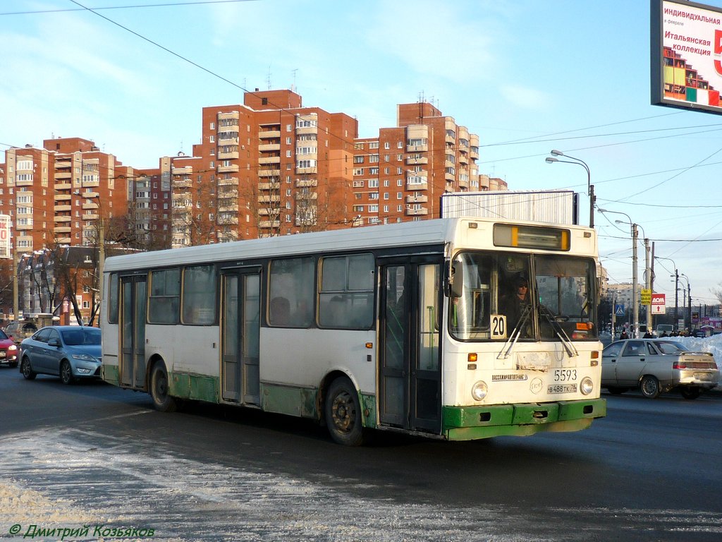 Санкт-Петербург, ЛиАЗ-5256.25 № 5593