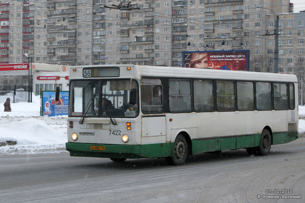 Санкт-Петербург, ЛиАЗ-5256.25 № 7422