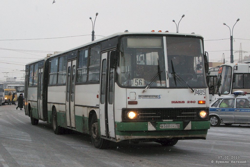 Санкт-Петербург, Ikarus 280.33O № 7485