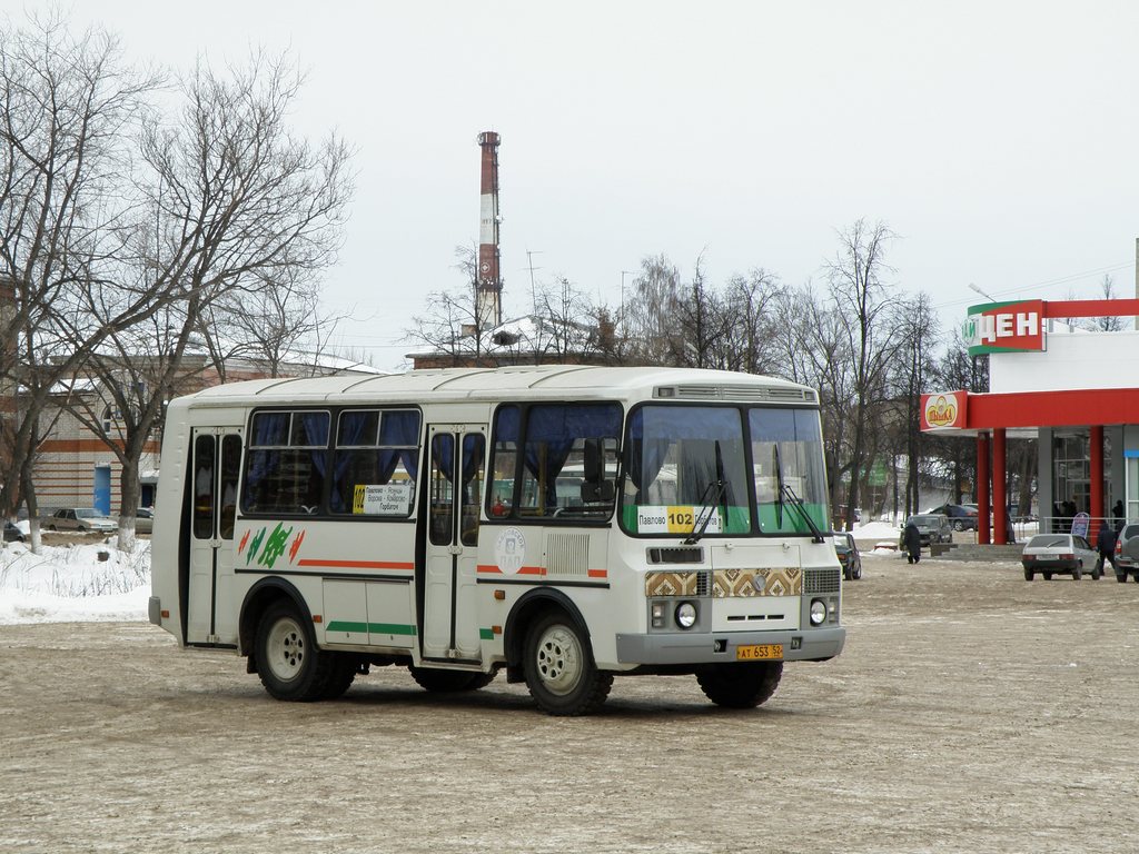 Нижегородская область, ПАЗ-32054 № АТ 653 52