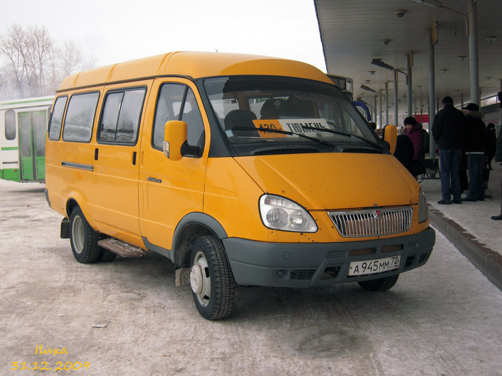 Tumen region, GAZ-322132 (XTH, X96) Nr. А 945 ММ 72