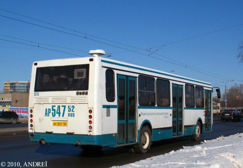 Nizhegorodskaya region, LiAZ-5256.26 Nr. 15215