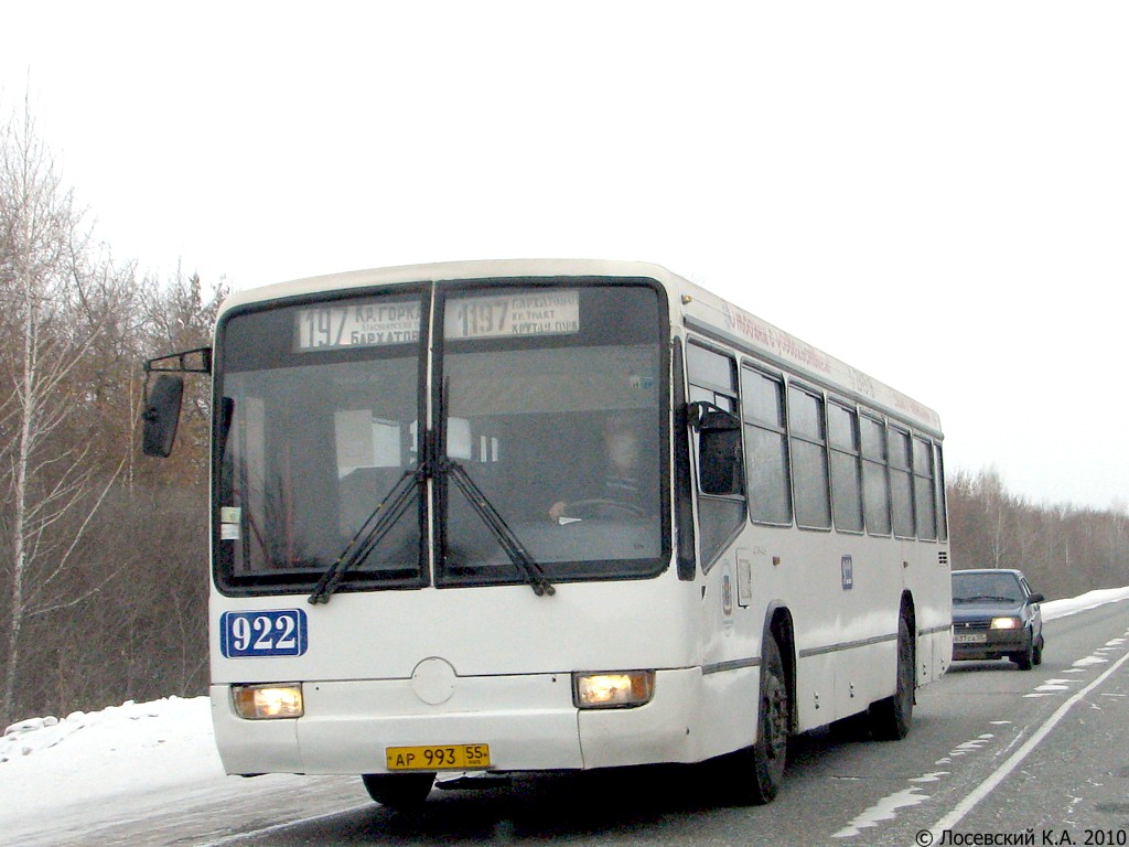 Омская область, Mercedes-Benz O345 № 922