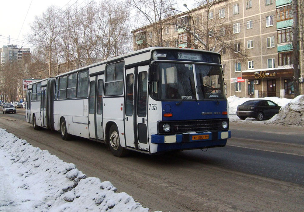 Свердловская область, Ikarus 283.10 № 755