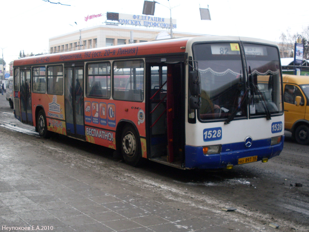 Омская область, Mercedes-Benz O345 № 1528