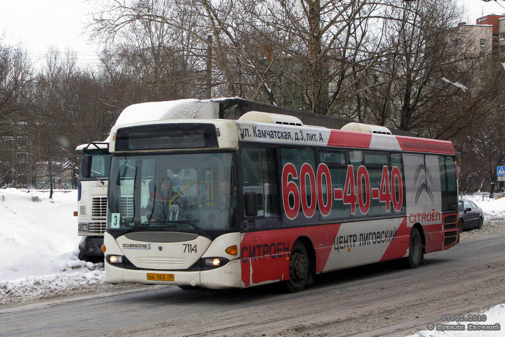 Санкт-Петербург, Scania OmniLink I (Скания-Питер) № 7114