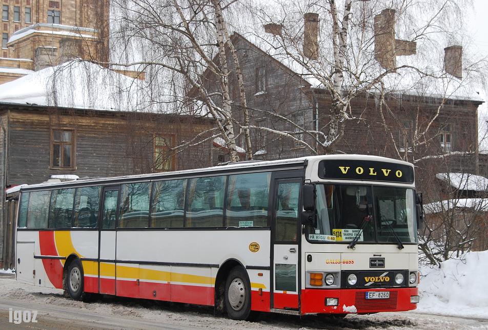 Латвия, Van Hool T8 Alizée 210 № EF-8260