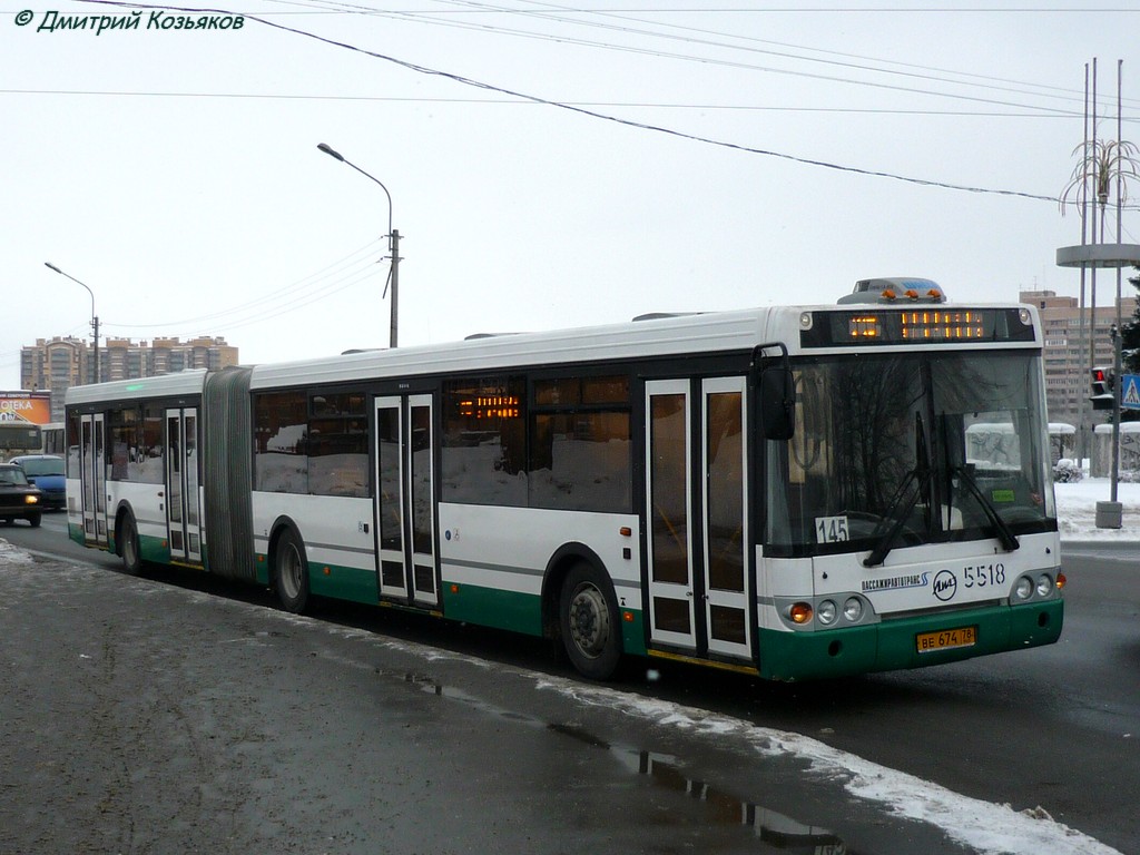 Санкт-Петербург, ЛиАЗ-6213.20 № 5518