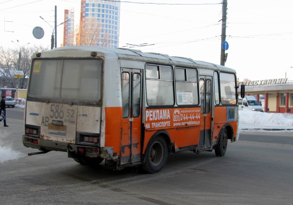 Нижегородская область, ПАЗ-32054 № АВ 586 52