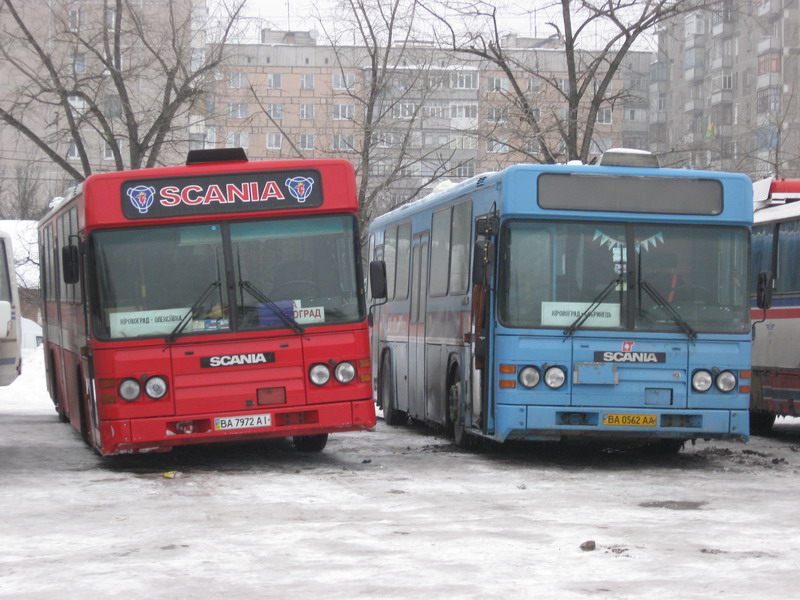 Кировоградская область, Scania CN113CLB № BA 7972 AI; Кировоградская область, Scania CN113CLB № BA 0562 AA