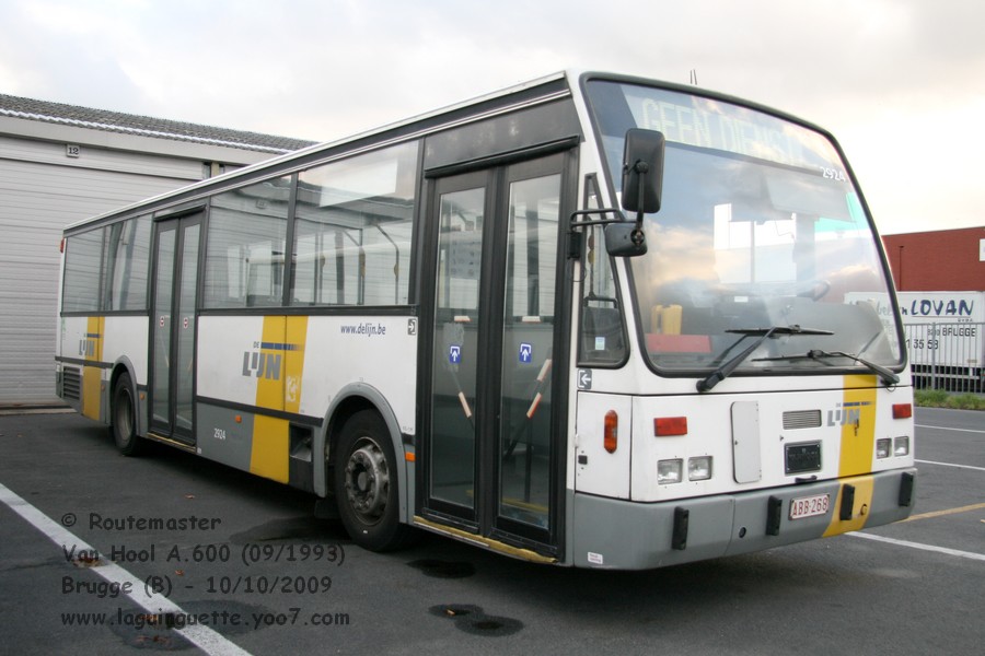 Бельгия, Van Hool A600 № 2924