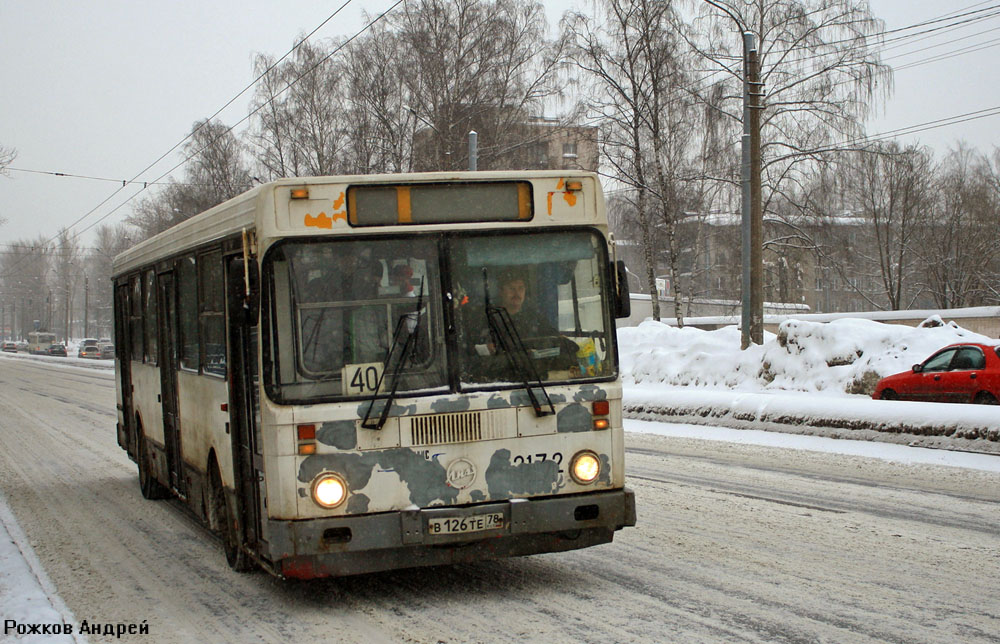 Санкт-Петербург, ЛиАЗ-5256.25 № 2172