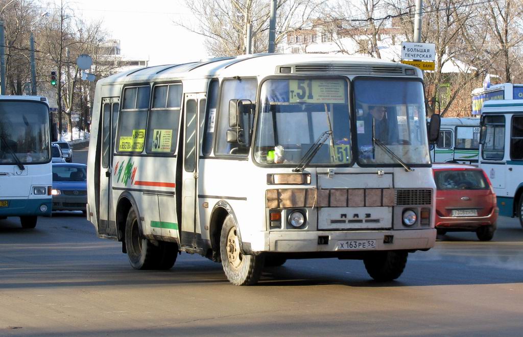 Нижегородская область, ПАЗ-32054 № Х 163 РЕ 52