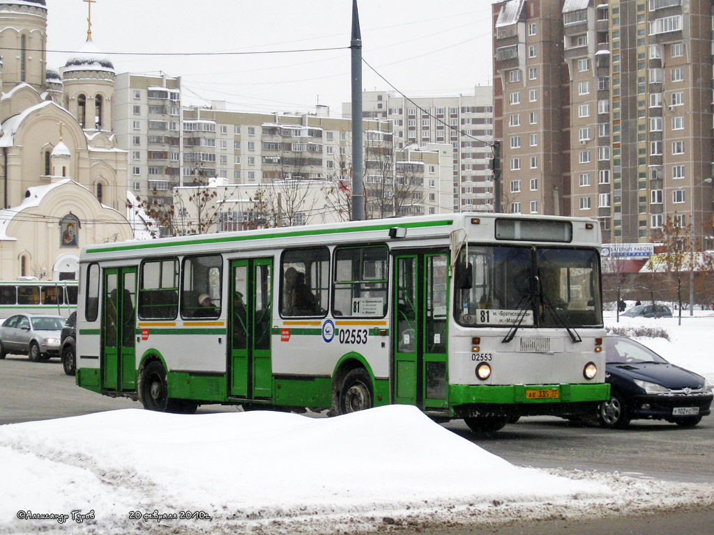 Москва, ЛиАЗ-5256.25 № 02553