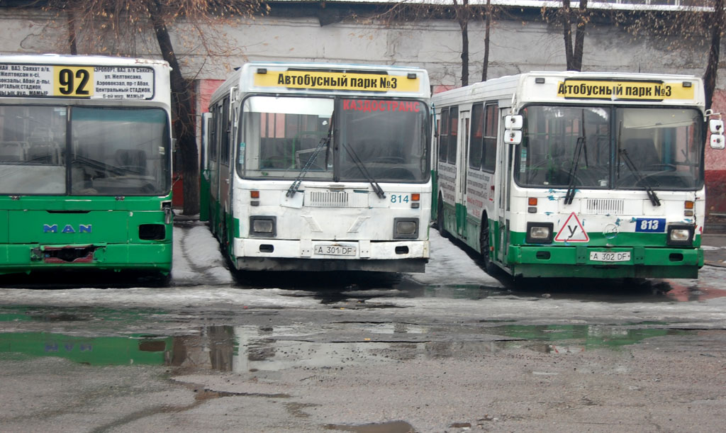 Ałmaty, LiAZ-5256.30 Nr 814; Ałmaty, LiAZ-5256.30 Nr 813