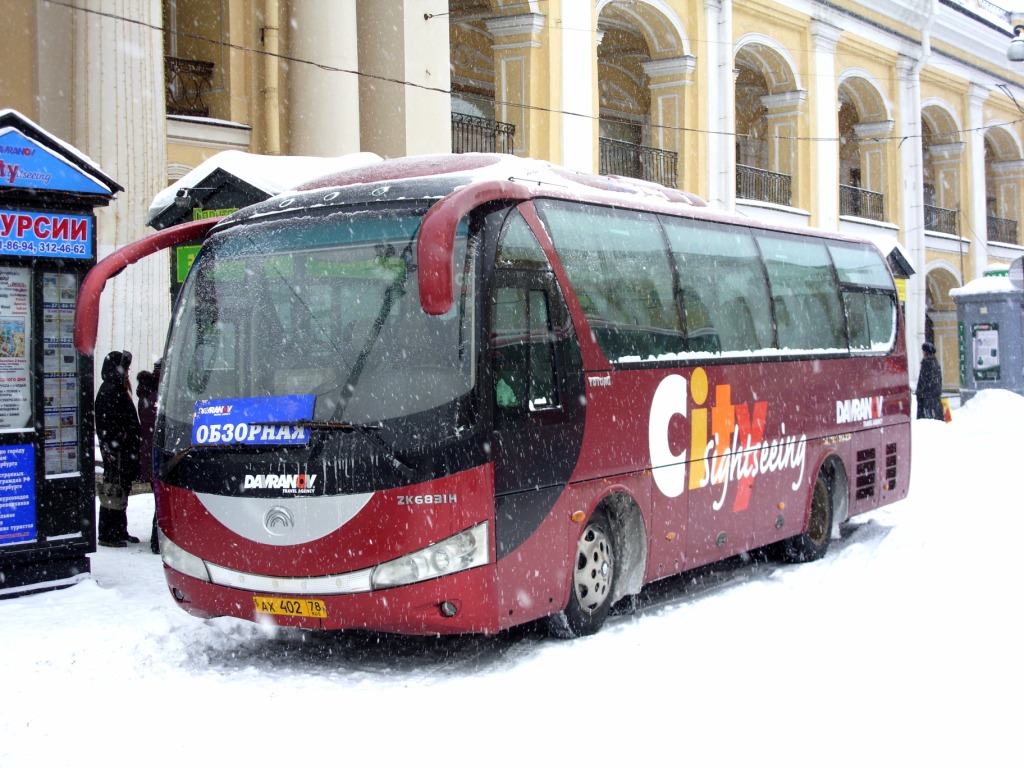 Санкт-Петербург, Yutong ZK6831H № АХ 402 78