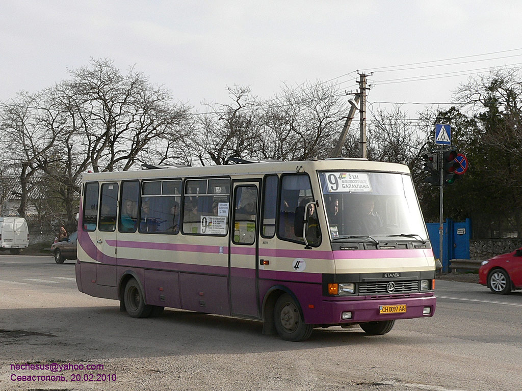 Севастополь, БАЗ-А079.25 "Мальва" № CH 0097 AA