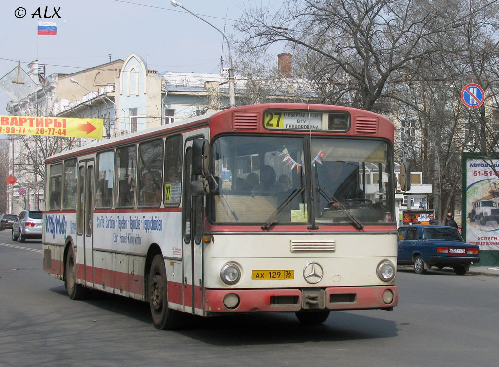 Воронежская область, Mercedes-Benz O307 № АХ 129 36