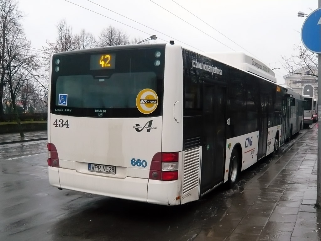 Литва, MAN A21 Lion's City NL243 CNG № 434