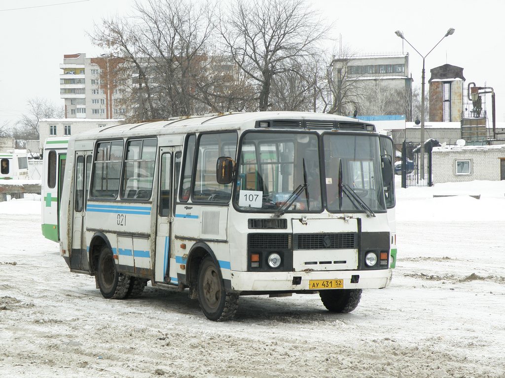 Нижегородская область, ПАЗ-32054 № 021