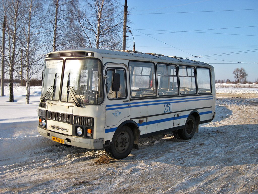 Ярославская область, ПАЗ-3205-110 № 251