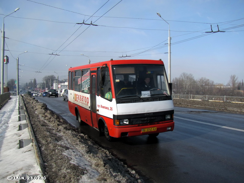 Полтавская область, БАЗ-А079.19 "Мальва" № BI 0763 AA